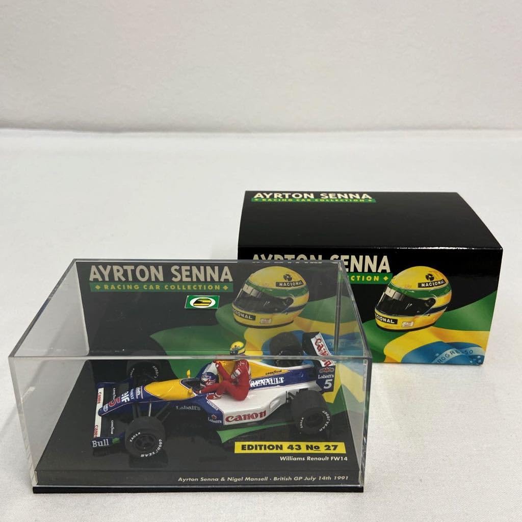Amazon | PMA 1/43 Ayrton Senna & Nigel Mansell Williams Renault